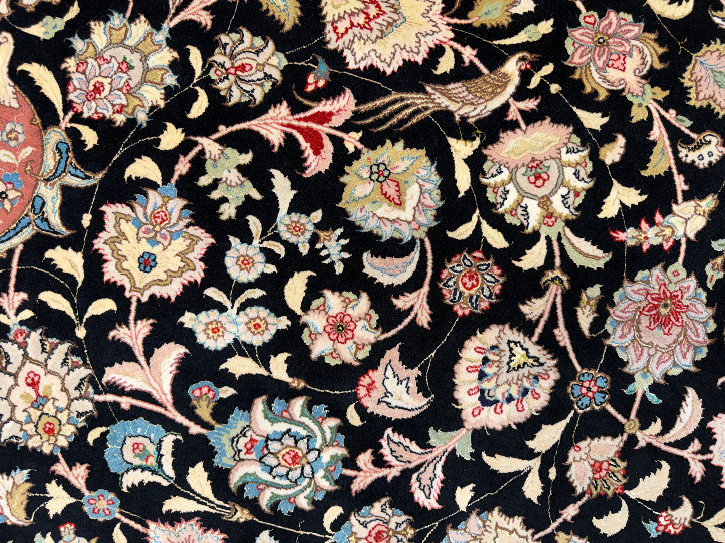 Hand-Knotted 60 Raj Persian Tabriz Rug - 10’x12’9”
