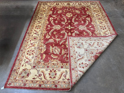 10’9”x14’6” Hand-Knotted Wool Agra Rug Handmade All-over Area Carpet