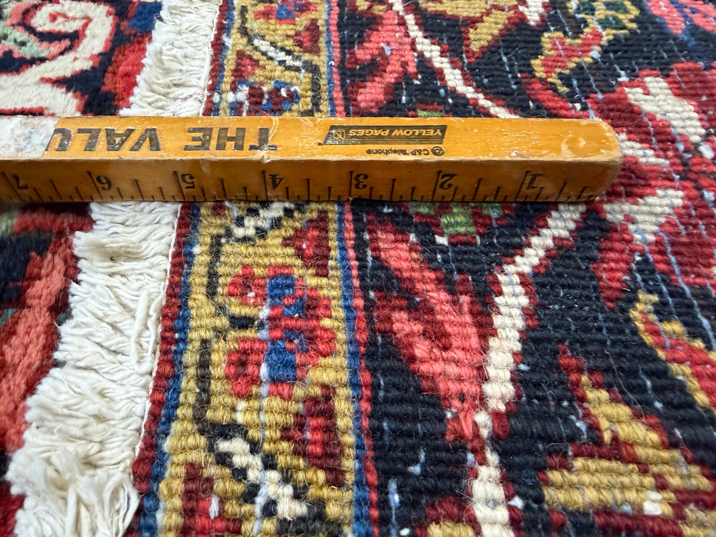 Hand-Knotted Persian Heriz Rug - 10’1”x12’2”