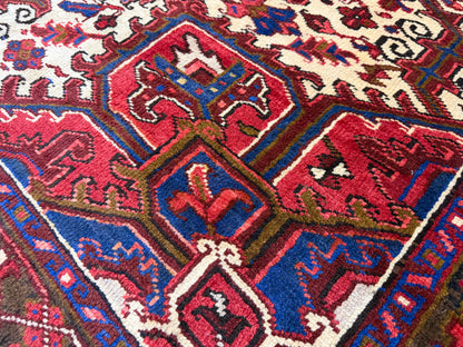 Hand-Knotted Persian Heriz Rug - 9’3”x11’9”
