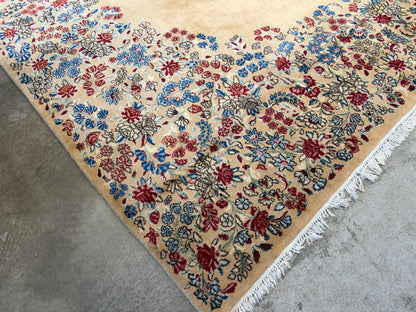 10’x13’ Hand-Knotted Persian Kerman Area Rug