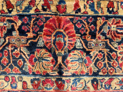 Hand-Knotted Persian Sarouk Rug - 10’1”x14’10”