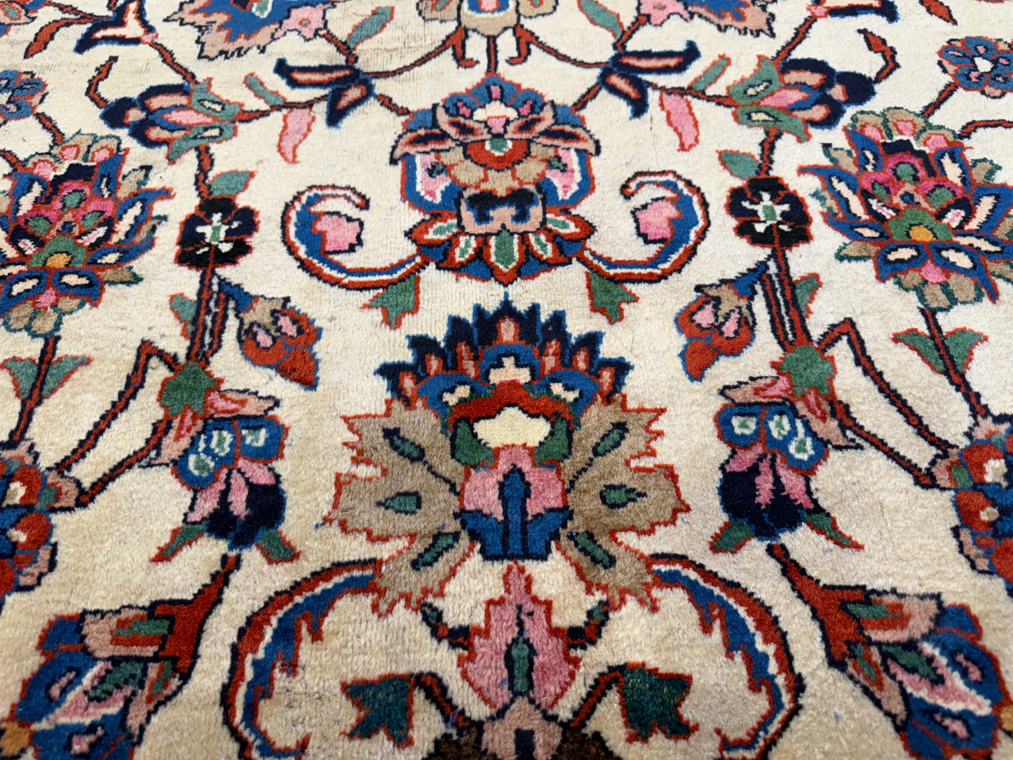Hand-Knotted Persian Mashad Rug - 9’6”x12’5”
