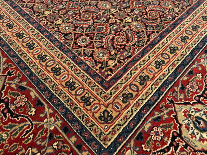 Hand-Knotted Persian Herati Rug - 11’9”x14’5”