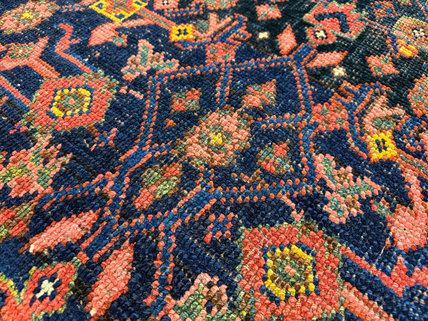 Hand-Knotted Persian Mahal Rug - 8’8”x13’