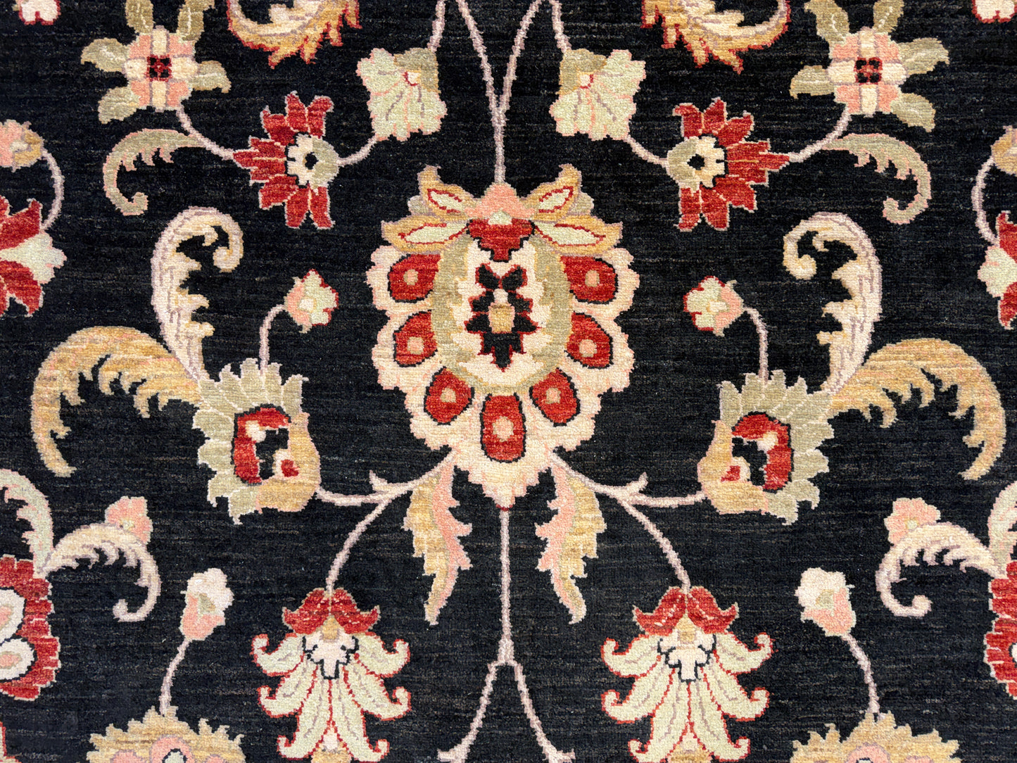 Hand-Knotted Peshawar Rug - 7’7”x10’6”