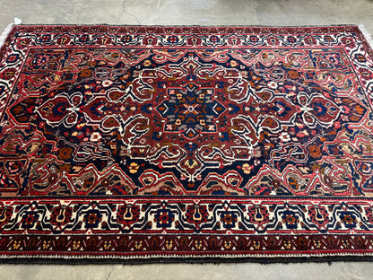 Antique Hand-Knotted Bakhtiari Rug - 5’5”x8’3”