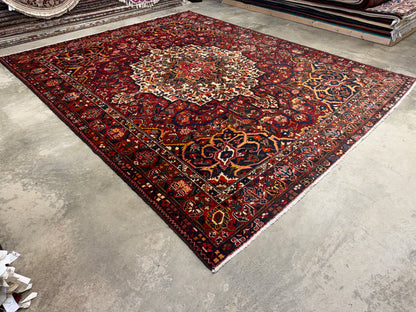 9’10”x12’4” Hand-Knotted Persian Bakhtiari Area Rug