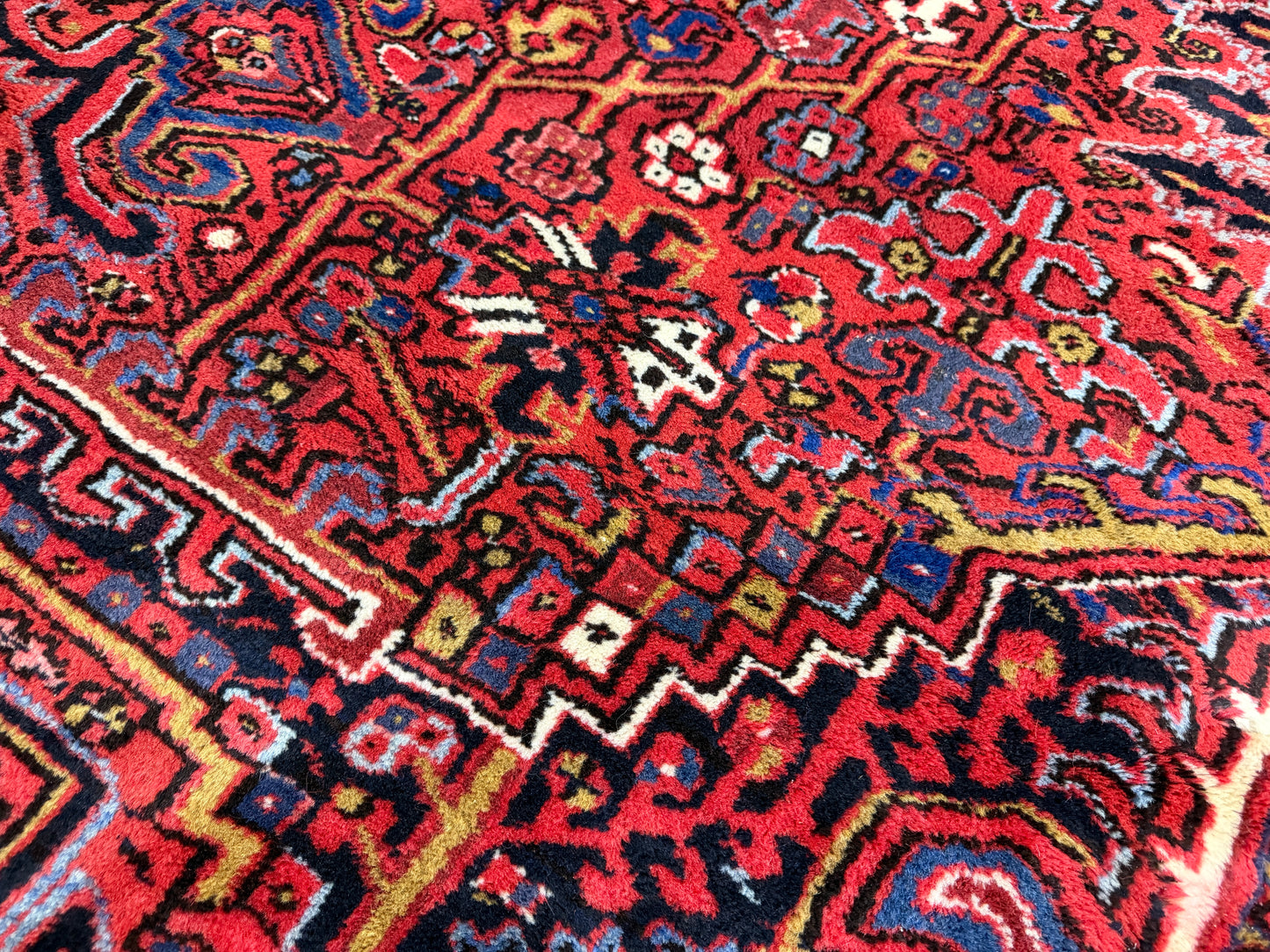 Hand-Knotted Persian Heriz Rug - 10’2”x12’11”