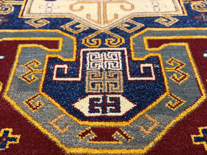 Hand-Knotted Kazak Rug - 5’9”x7’10”