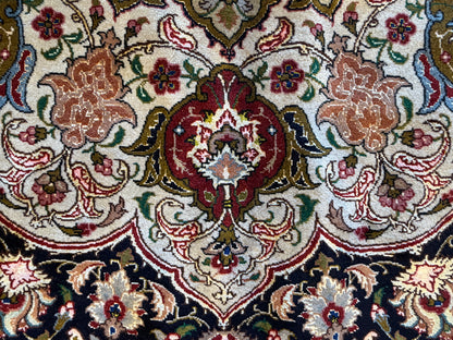 13’3”x20’2” Hand-Knotted 55 Raj Persian Tabriz Rug