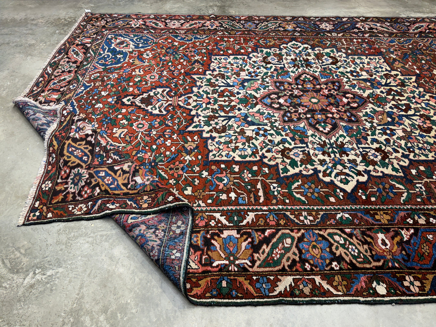 9’10”x13’10” Hand-Knotted Persian Bakhtiari Area Rug
