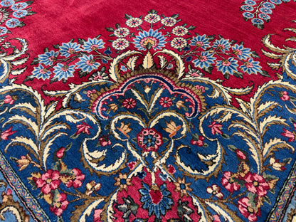 9’11”x15’4” Antique Hand-Knotted Persian Ravar Kerman Area Rug