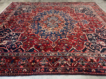 Hand-Knotted Persian Bakhtiari Rug - 10’4”x12’3”