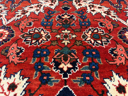 10’5”x14’ Hand-Knotted Persian Bakhtiari Saman Area Rug