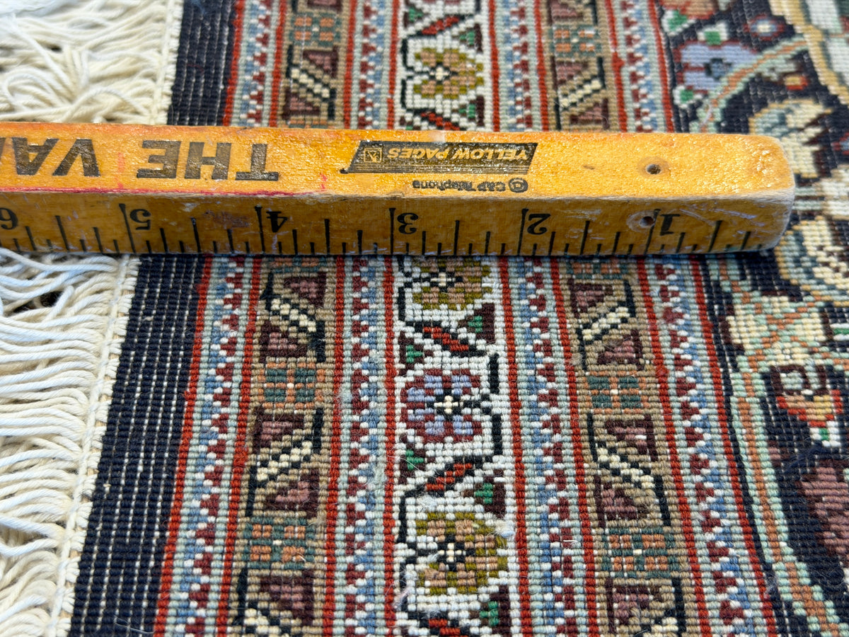 Hand-Knotted Persian Tabriz Mahi Rug - 6’6”x19’8”