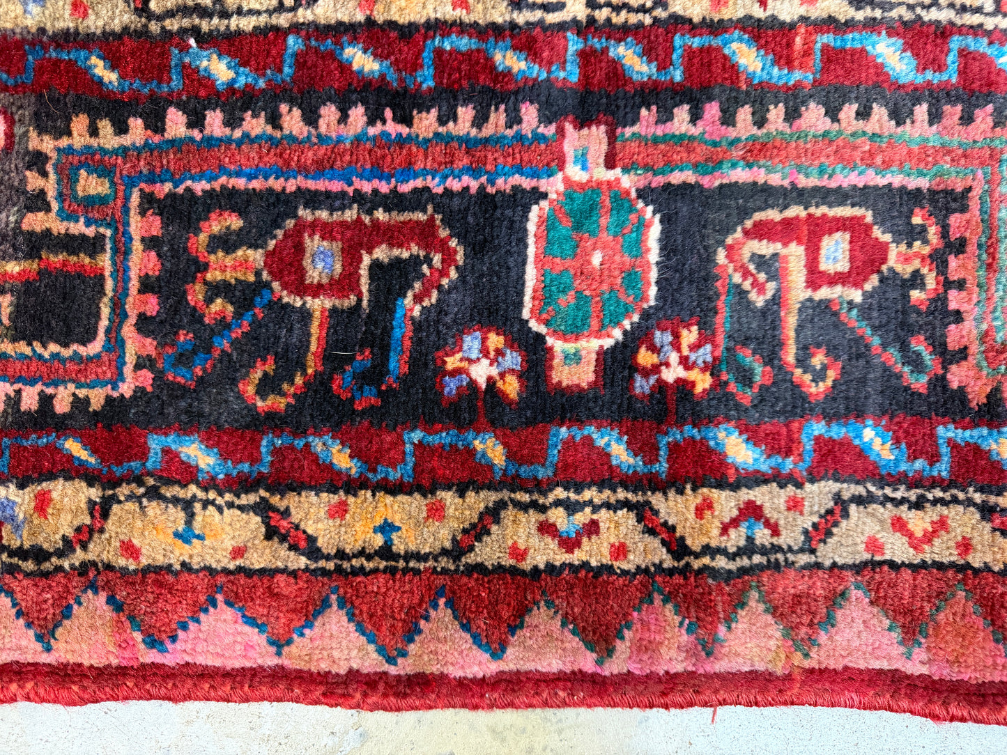 Hand-Knotted Persian Tuyserkan Rug -  5’x9’5”