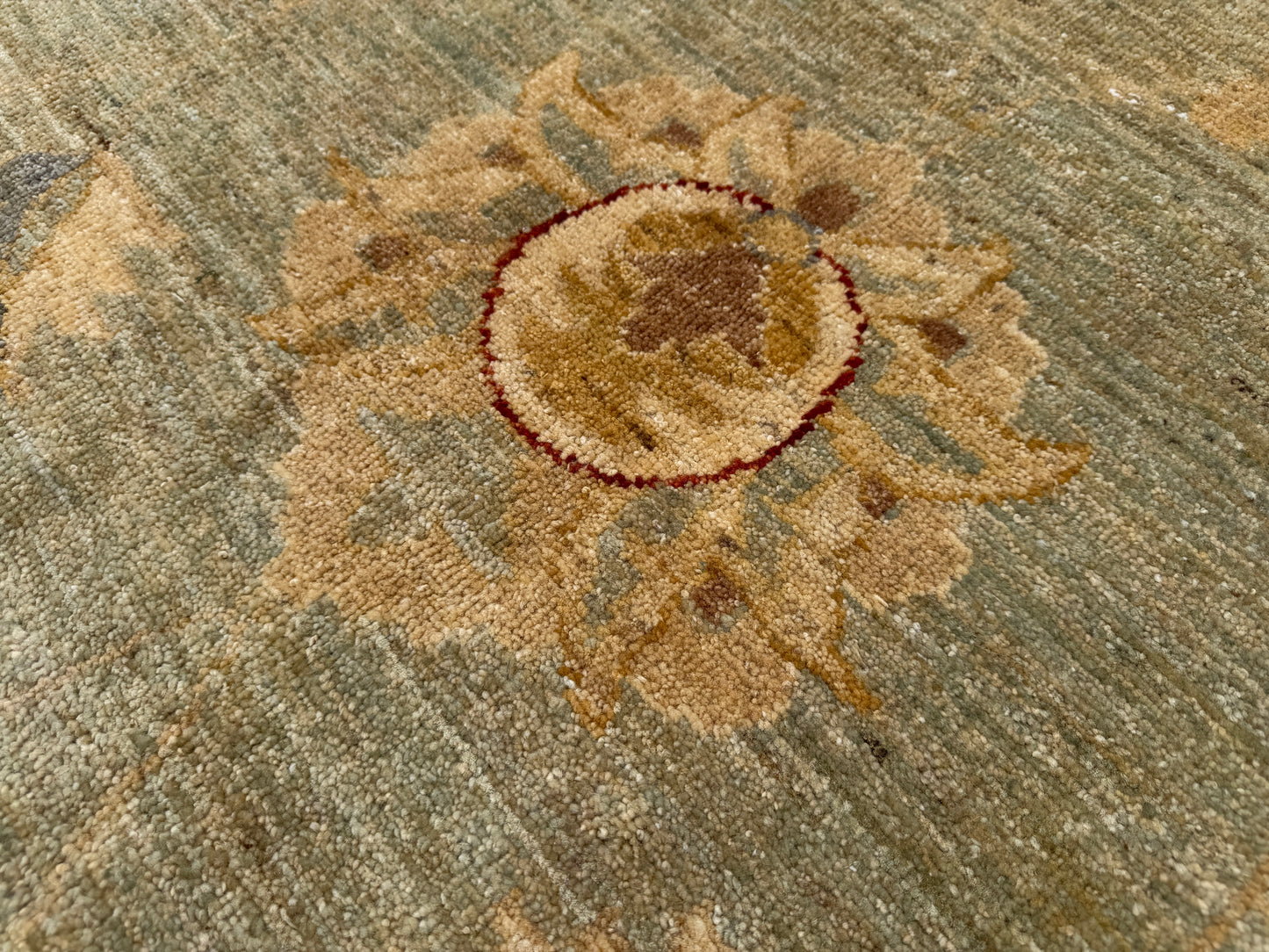 Hand-Knotted Oushak Rug - 13’x17’9”