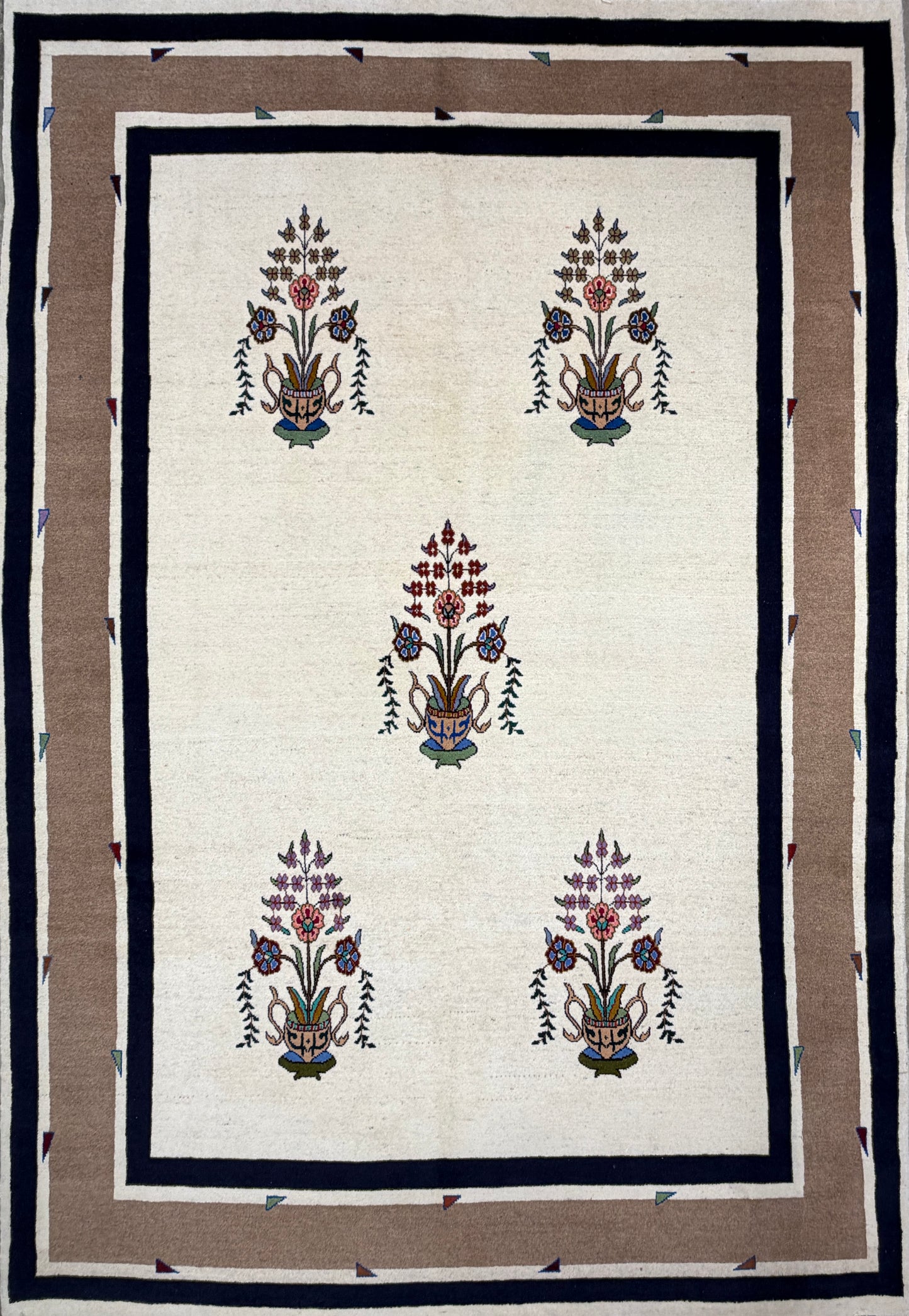 Hand-Knotted Persian Gabbeh Rug - 6’6”x9’6”