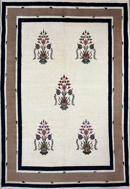 Hand-Knotted Persian Gabbeh Rug - 6’6”x9’6”