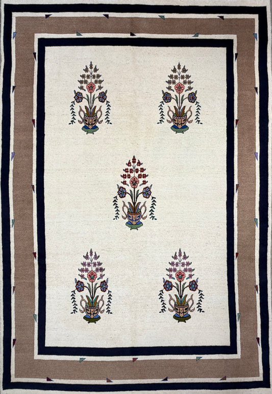 Hand-Knotted Persian Gabbeh Rug - 6’6”x9’6”