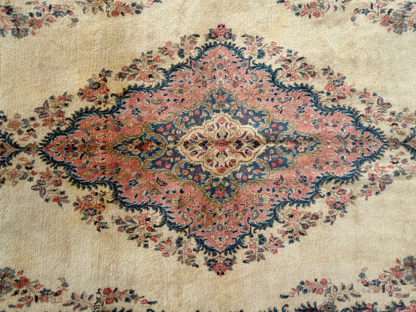 Hand-Knotted Persian Sarouk Rug - 10’5”x19’9”