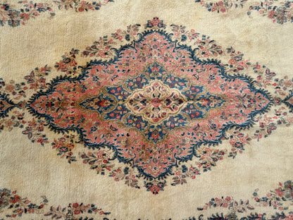 Hand-Knotted Persian Sarouk Rug - 10’5”x19’9”