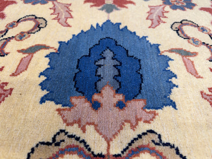7’10”x10’2” Hand-Knotted Wool Tabriz Romanian Area Rug