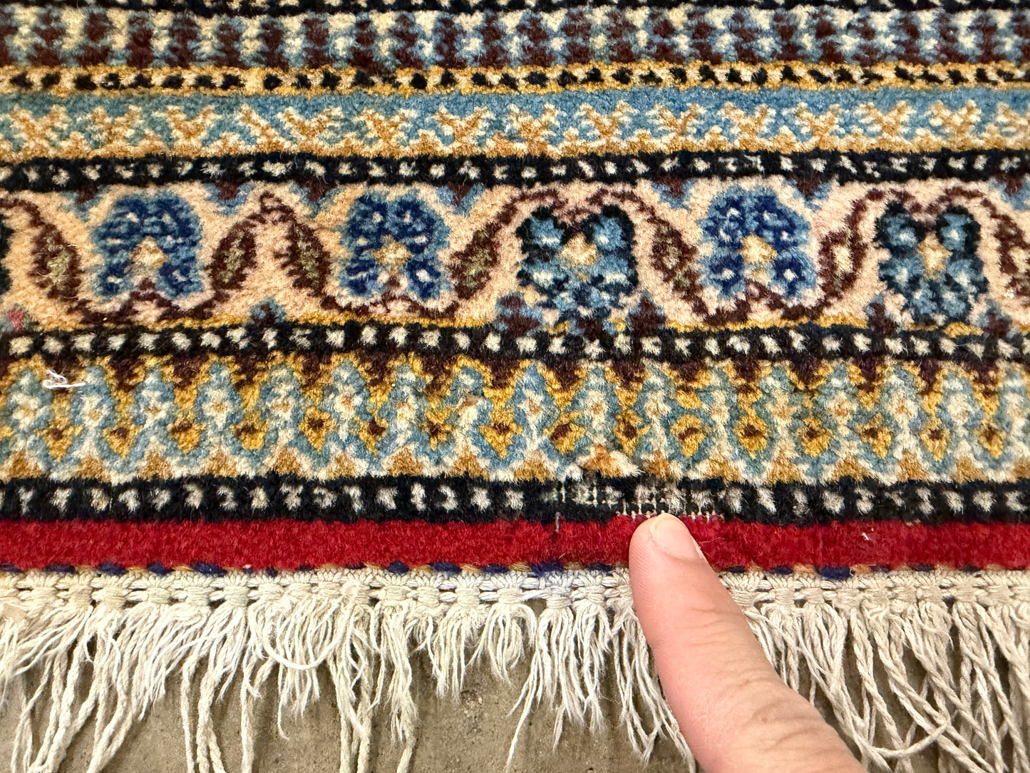 2’9”x4’2” Fine Antique Hand-Knotted Wool Kashan Tree of Life Persian Rug 2x4 Pictorial Handmade Carpet