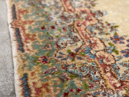 Hand-Knotted Persian Kerman Rug - 4’x6’7”