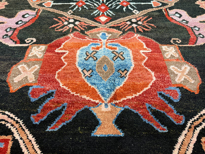 Hand-knotted Oushak Rug - 11’x12’