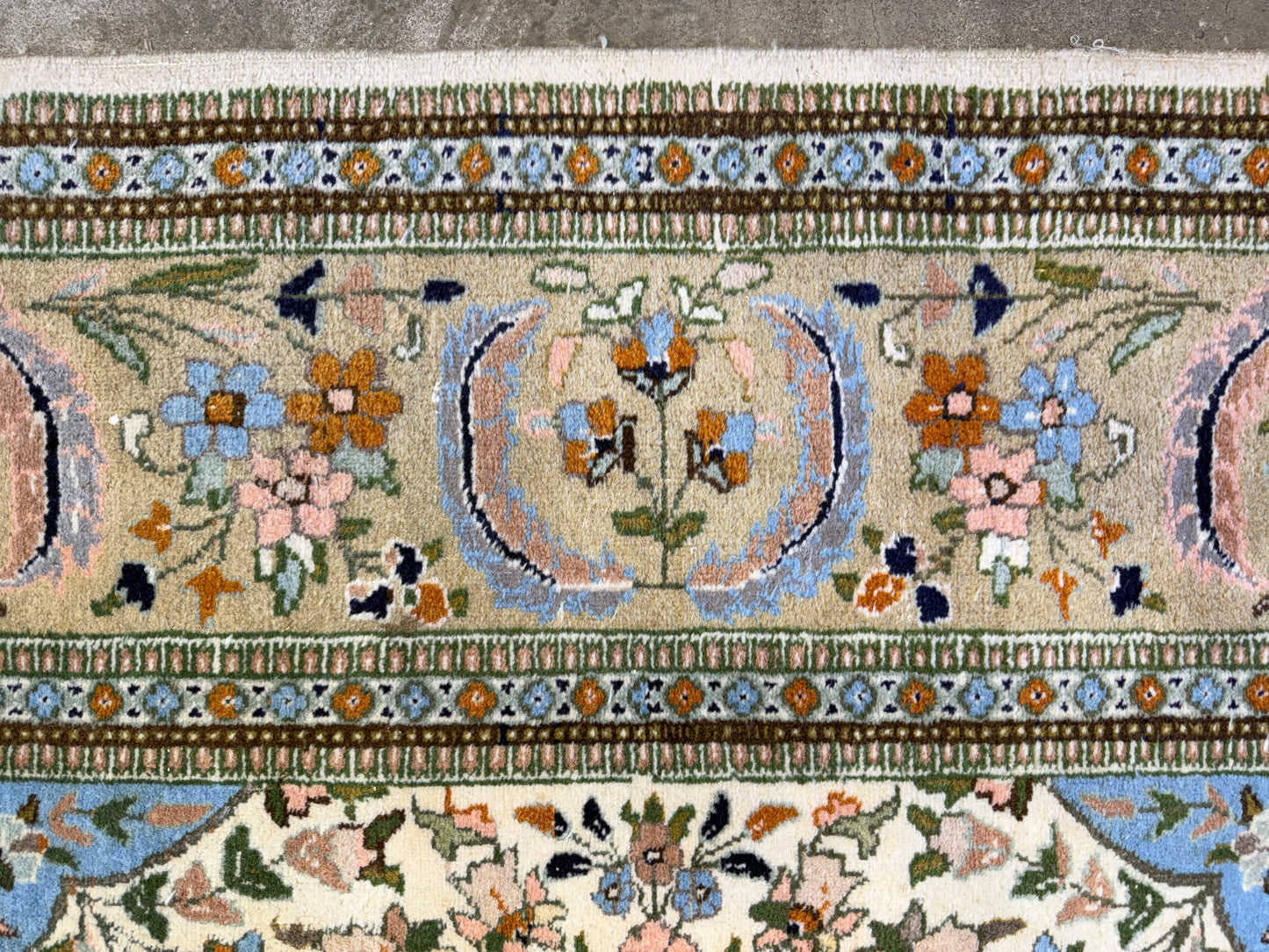 Hand-Knotted Persian Tabriz Rug - 8’x10’1”
