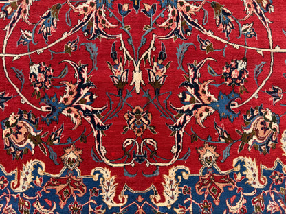 Hand-Knotted Persian Isfahan Rug - 13’9”x18’2”