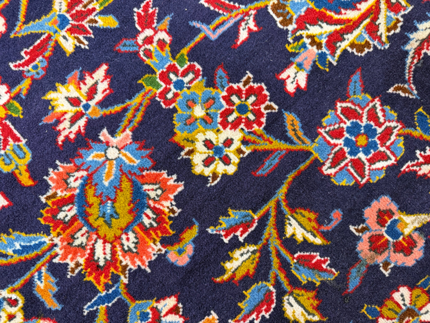 10’3”x16’8” Hand-Knotted Handmade Signed Miraftab Wool Persian Kashan Area Rug