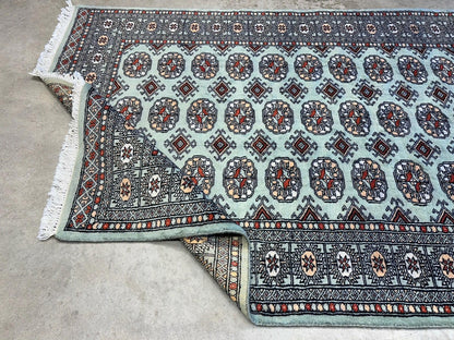 4’x6’ Hand-knotted Bokhara Area Rug
