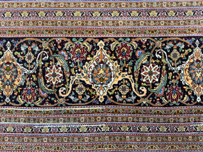 Hand-Knotted Persian Tabriz Mahi Rug - 10’x13’7”