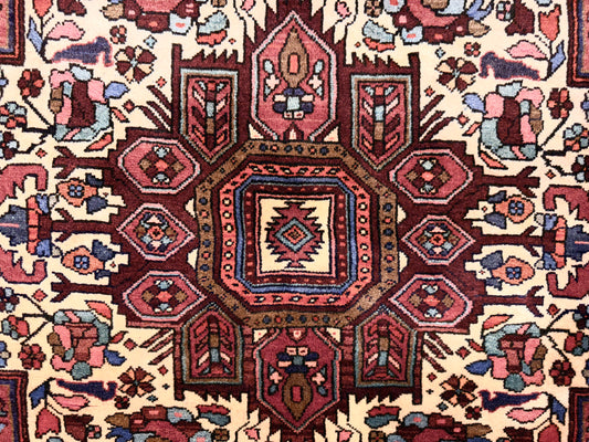 Hand-Knotted Persian Bidjar Gholtogh Rug - 4'3"x6'6"