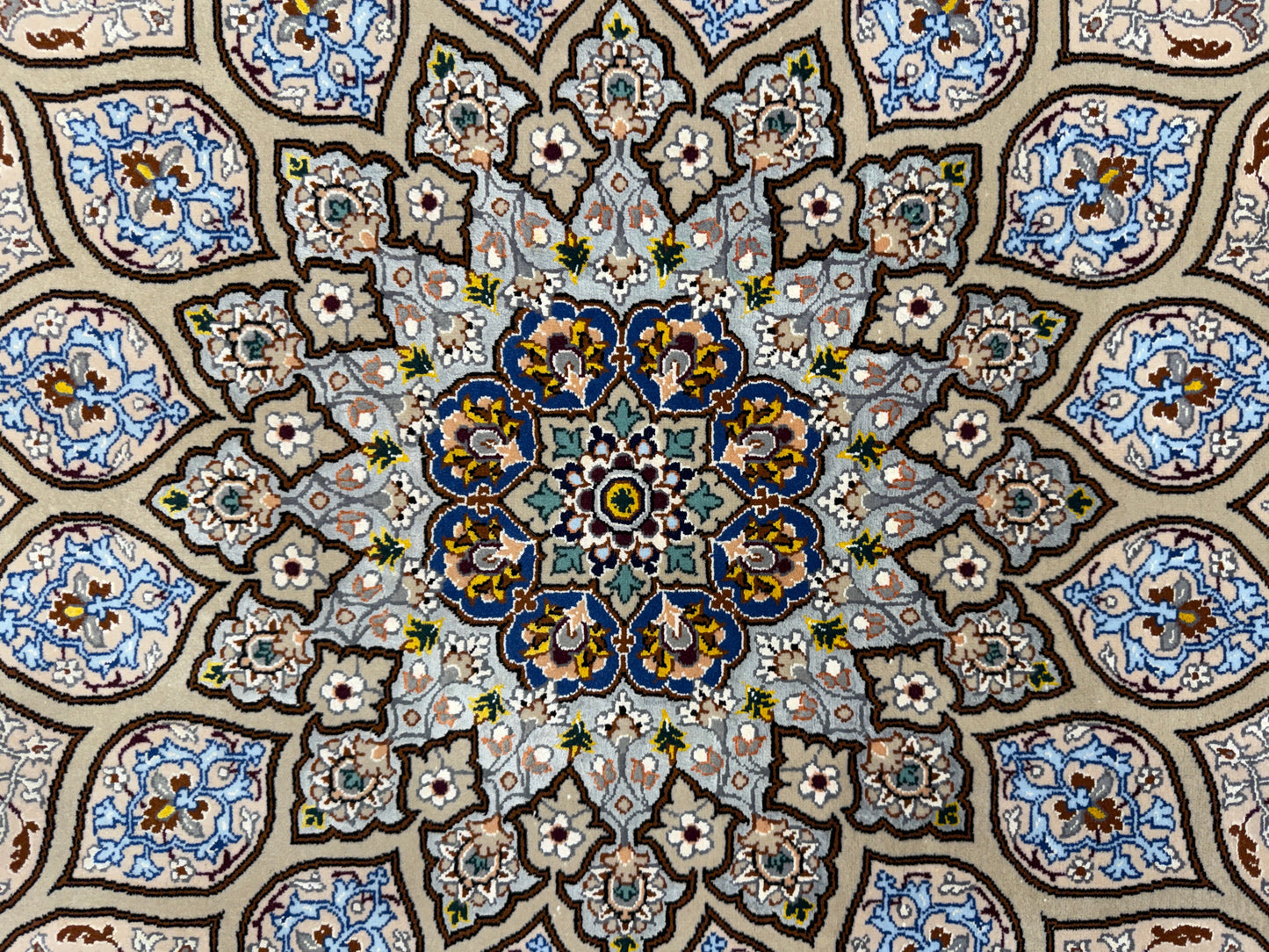 Hand-Knotted Persian Isfahan Rug - Signed Mortazavi - 5’x7’9”