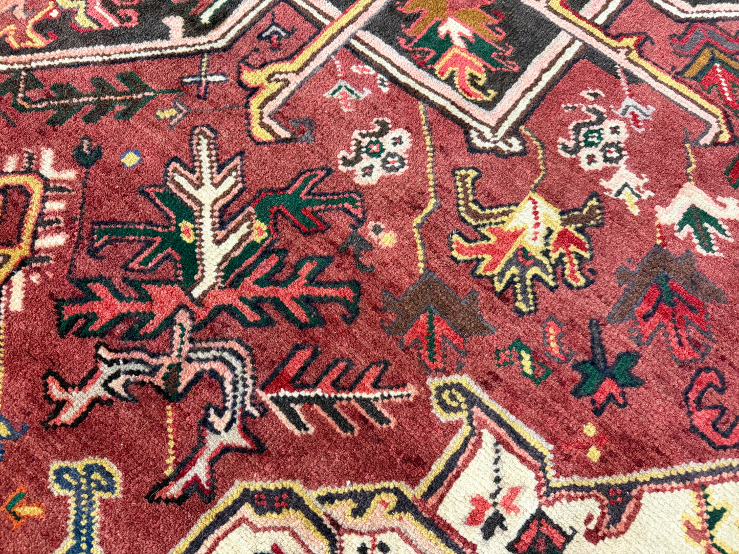 Hand-Knotted Persian Heriz Rug - 8’3”x10’6”