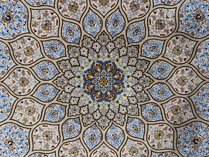 Hand-Knotted Persian Isfahan Rug - Signed Mortazavi - 5’x7’9”