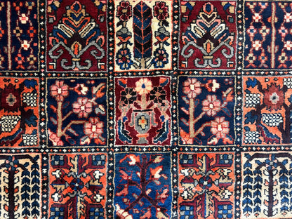 Hand-Knotted Persian Bakhtiari Rug - 9’11”x12’7”