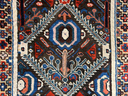 Antique Hand-Knotted Russian Kazak Rug - 4’3”x9’4”