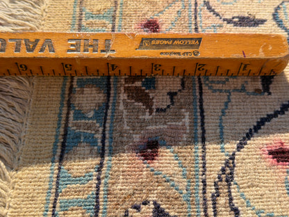 Hand-Knotted 12 La Persian Nain Rug - 6’9”x9’4”