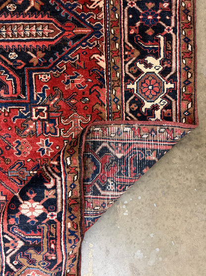Hand-Knotted Persian Heriz Mehrava Rug - 9’8”x12’8”