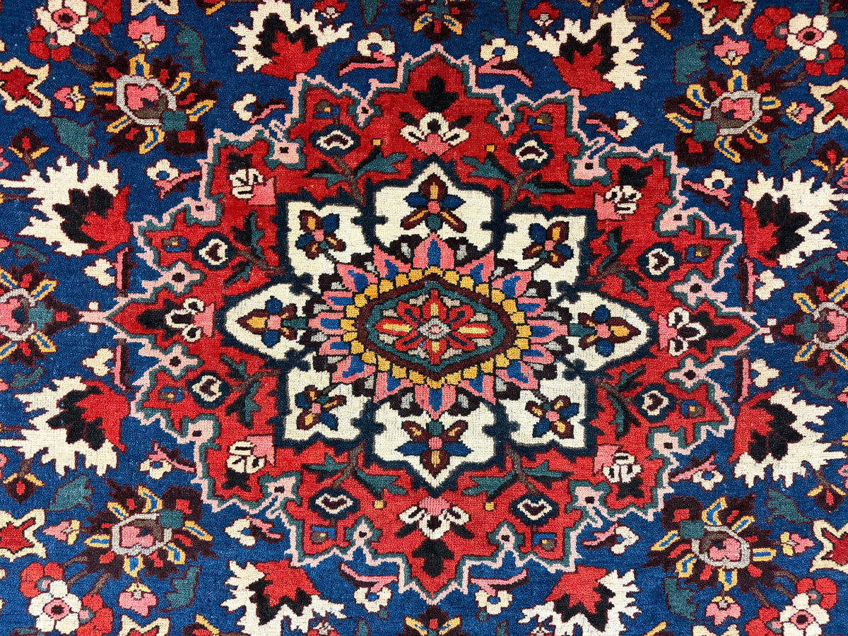 Hand-Knotted Persian Bakhtiari Rug - 9’1”x12’