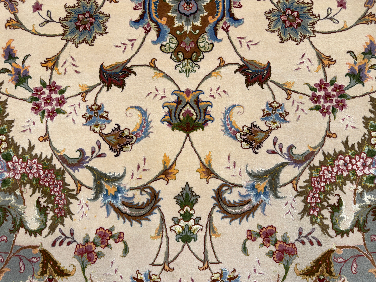 Hand-Knotted 70 Raj Persian Tabriz Rug - 6’6”x10’4”