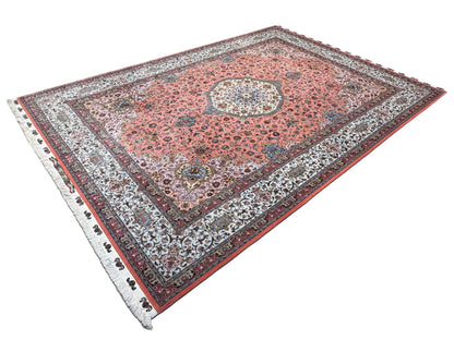 9’7”x14’ Hand-Knotted 70 Raj Persian Tabriz Rug - Signed Beirami