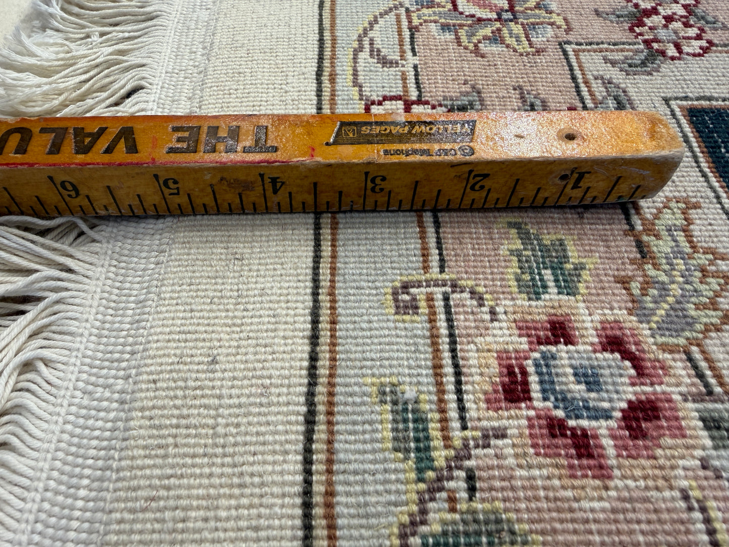 10’x13’8” Hand-Knotted Oriental IndoKashan Area Rug