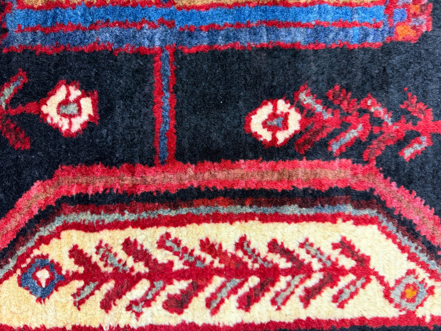 5'3"x 8'1" Vintage Hand-Knotted Wool Nahavand Persian Rug 5x8 Handmade Carpet