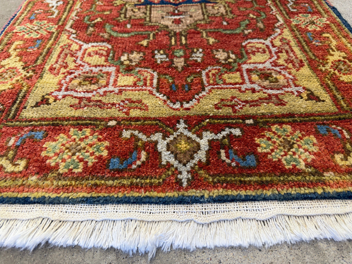 Hand-Knotted IndoHeriz Rug - 2’x3’